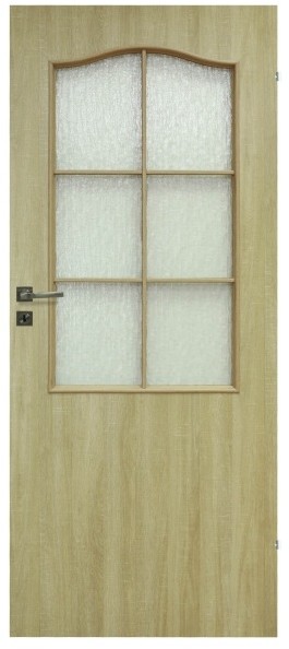 Drzwi pokojowe Klasyk 80 prawe dąb sonoma IND19_SW1010O
