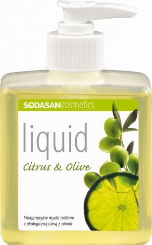 SODASAN COSMETICS sodasan Liquid wyciskarka Olive 300 ML  ekologiczna Bio mydła w płynie 7736