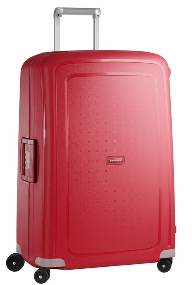 Samsonite Walizka duża S'Cure - crimson red 49308-1235