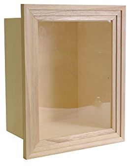 Artemio artemio 14001969 oszklona szafa do miniaturek z drewna 23,5 x 28,5 x 14 cm 14001969