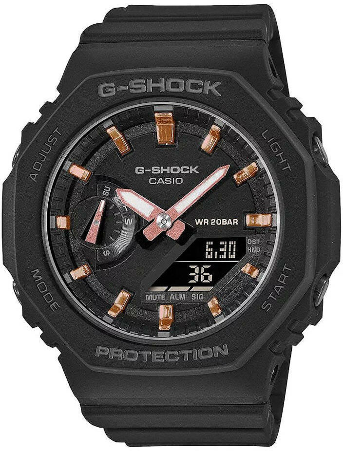 G-Shock Zegarek Casio GMA-S2100-1AER Damski GMA-S2100-1AER