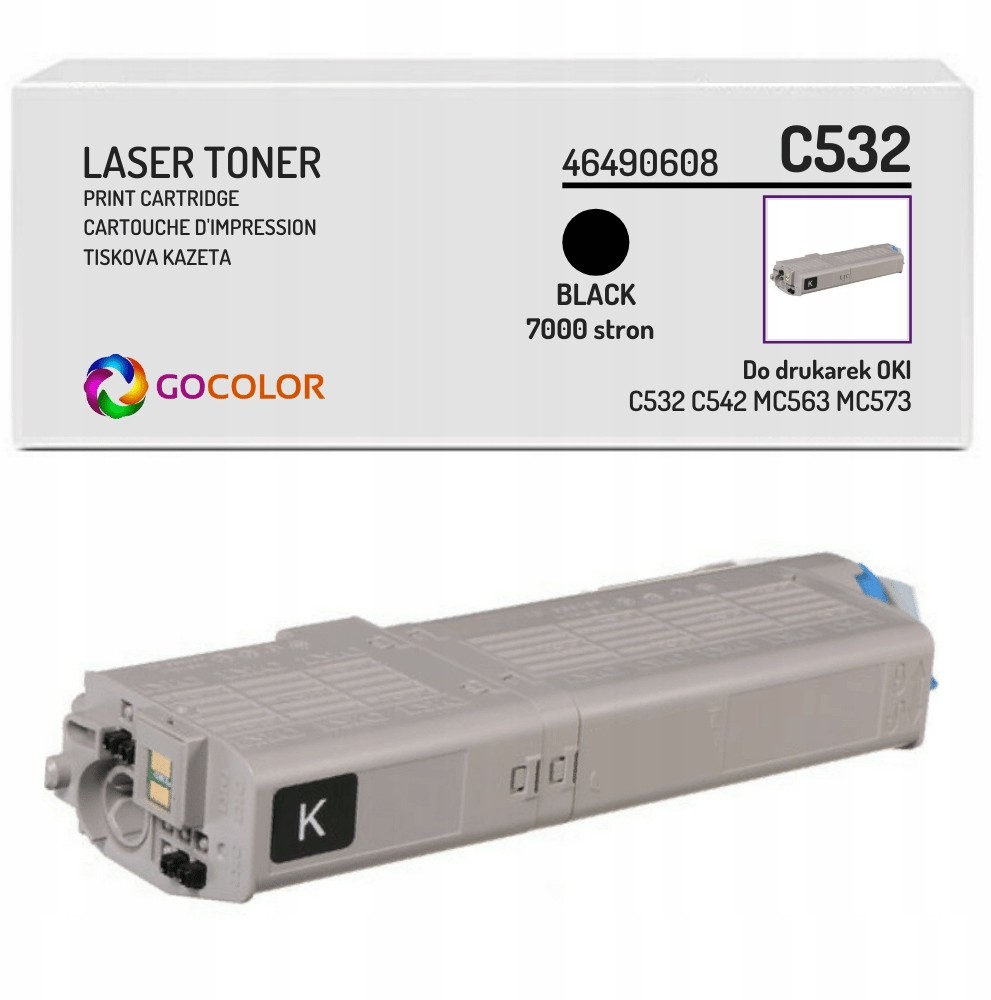 Toner zamiennik do Oki MC563dn 46490608 Black