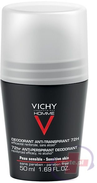 normalna VICHY HOMME dezodorant w kulce antyperspirant 50ml