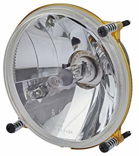 HELLA 1A3 996 162-381 FF/Halogen-Reflektor - M133-12V - okrągły - Liczba referencyjna: 12.5 - Zabudowa - Szyba rozpraszająca gładka - z lewej/z prawej 1A3 996 162-381