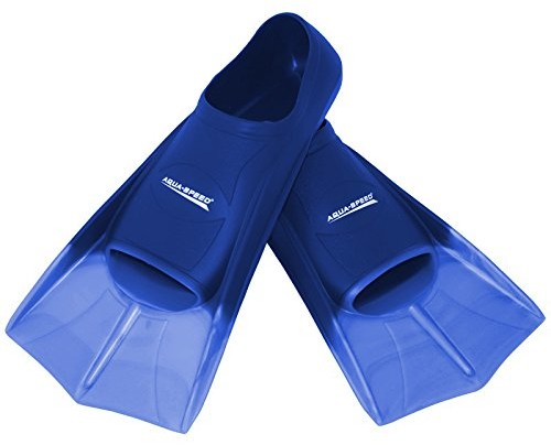 Aqua-speed Krótkie płetwy treningowe, z silikonu, niebieski/jasnoniebieski/02, 33-34 5908217627254