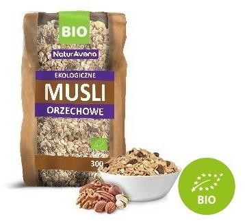 NaturAvena Musli orzechowe 300g BIO 30305-uniw