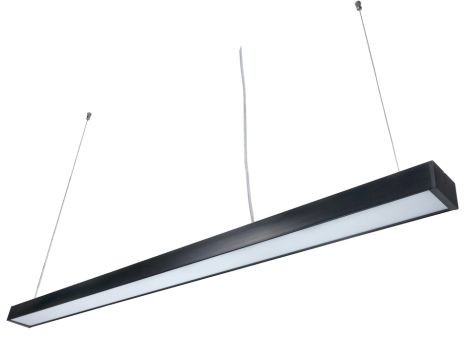 Linea Light KOLORENO LAMPA LED 40W SUFITOWA WISZĄCA CZARNA - BIAŁY NEUTRALNY LAMPA 40-CZ