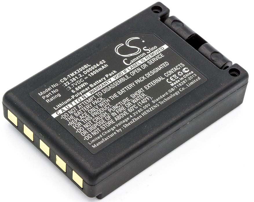 Cameron Sino Teleradio TG-TXMNL 22.381.2 1800mAh 6.66Wh Li-Polymer 3.7V CS-TMX200BL