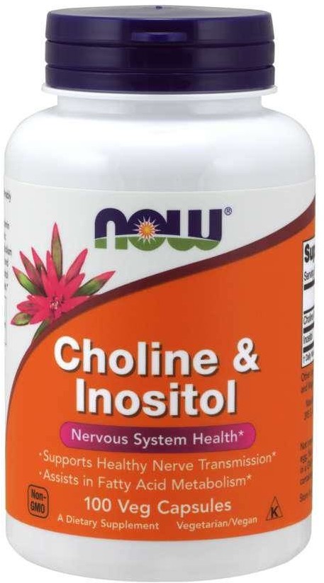 Now Foods Cholina i Inozytol (100 kaps.)