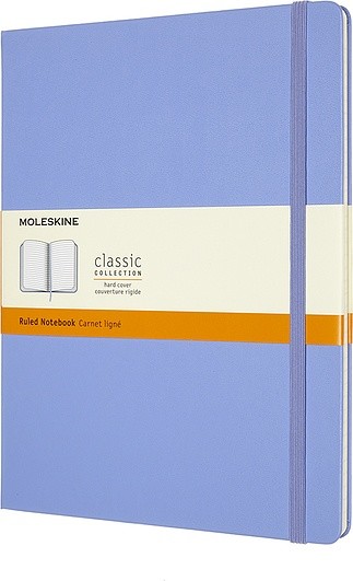 Moleskine Notes w twardej oprawie XL błękitny w linie MOQP090B42