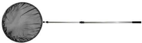 Söll soell 14735 podbierak bardzo duży okrągły  56 cm wykonane z wysokiej jakości aluminiowa, teleskopowa od 90  160 cm