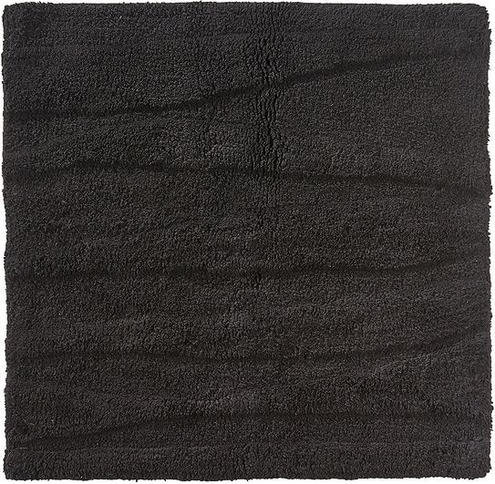 Zone Denmark Dywanik łazienkowy Flow 65 x 65 cm czarny 330389
