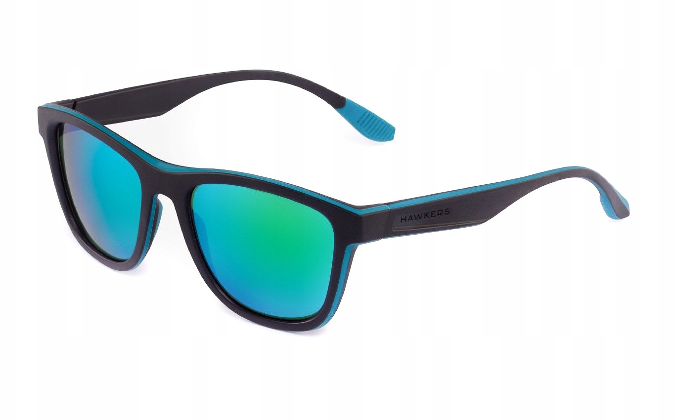 Hawkers Okulary Black Green Rubber Emerald One S