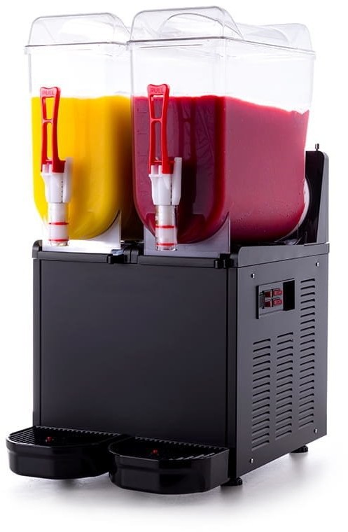 Resto Quality Granitor | Urządzenie do napojów lodowych slush shake 2x12l | SLUSH24.B SLUSH24.B