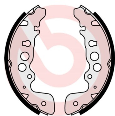 BREMBO Zestaw szczęk hamulcowych S 79 521