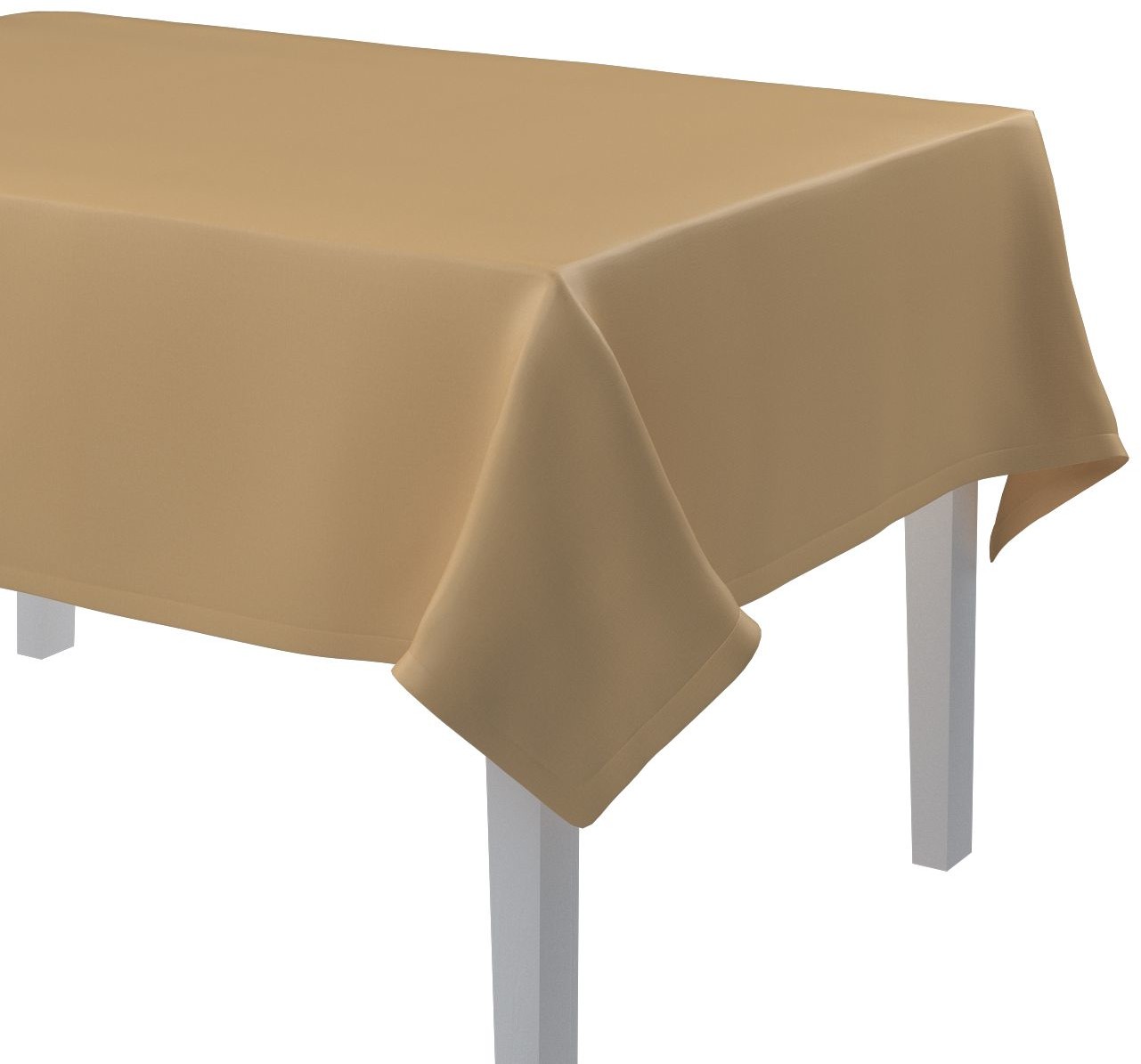 Dekoria Obrus prostokątny złoty z połyskiem 130 × 130 cm Damasco