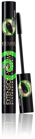 Eveline EVELINE_Extension 4D Extreme Curl Mascara podkęcający tusz do rzęs Black 10ml 36886-uniw