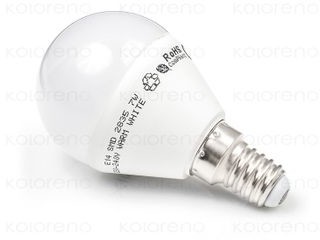 Фото - Лампочка Żarówka LED E14 7W G45 - Biały zimny (6000K)