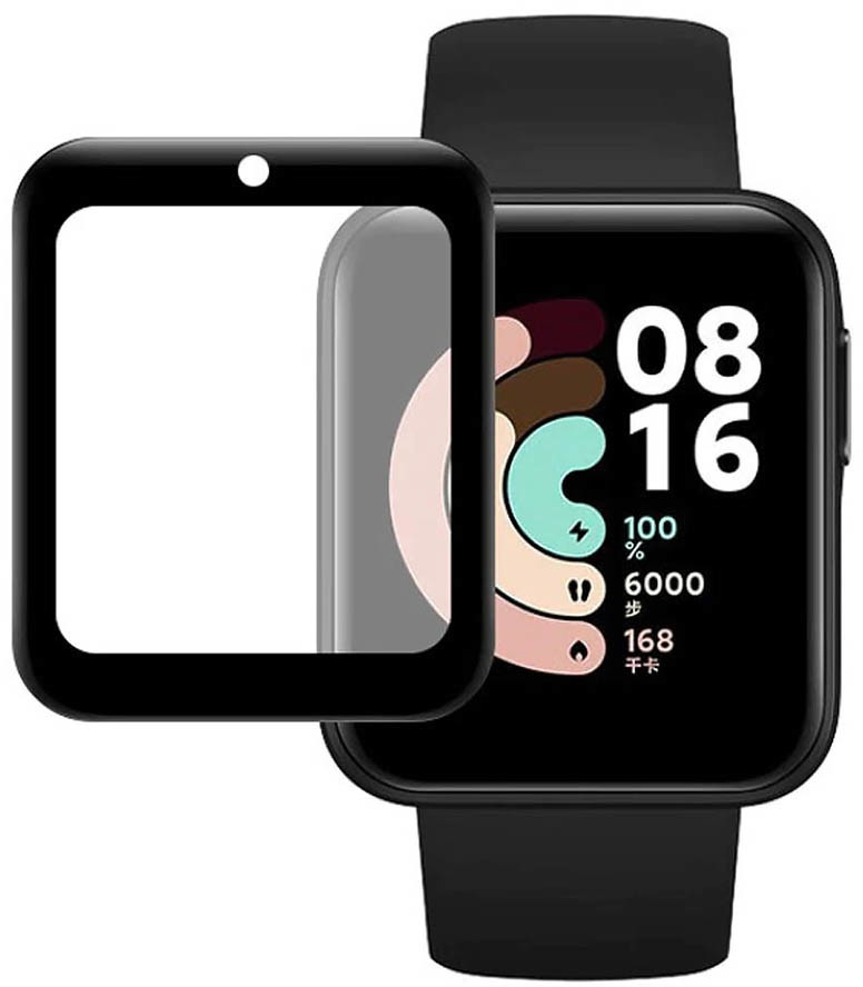 Alogy 3x Elastyczne Szkło ochronne 3D Alogy do Xiaomi Mi Watch Lite Black 9396X1