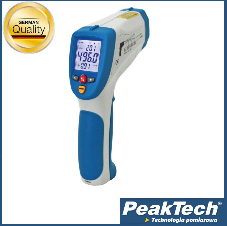 PeakTech Cyfrowy Miernik Temperatury z podczerwienią PeakTech 4965