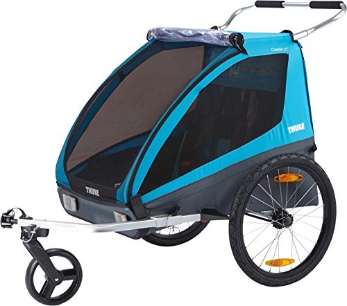Thule Coaster XT przyczepka rowerowa do przewożenia dzieci, model 2017, kolor niebieski 0872299042678