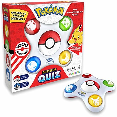 Bandai Pokémon-Dressor Quiz interaktywna gra elektroniczna Francuska ZZ20110 ZZ20110