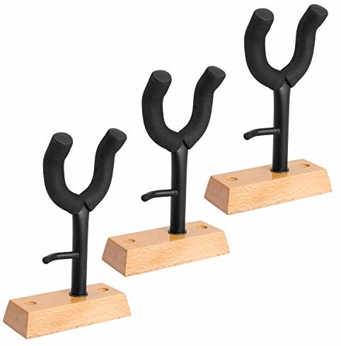 Tiger Tiger GST21-BK Uchwyty ścienne na skrzypce z uchwytem na kokardę opakowanie 3 szt. GST21-3-BK