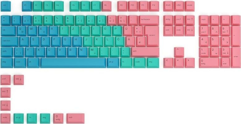 Glorious PC Gaming Race Tastenkappen Keycaps GLO-KC-GPBT-P-DE GLO-KC-GPBT-P-DE