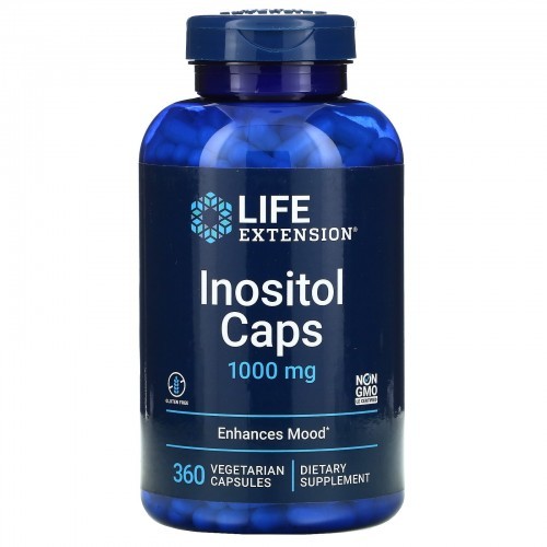 Inozytol 1000 mg 360 kapsułek Life Extension 1036544095