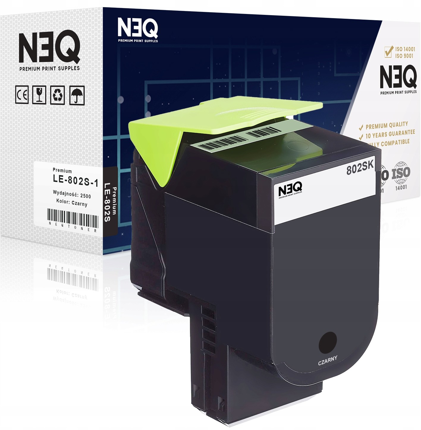 Toner do Lexmark CX310 CX310dn CX410e CX510de 802S