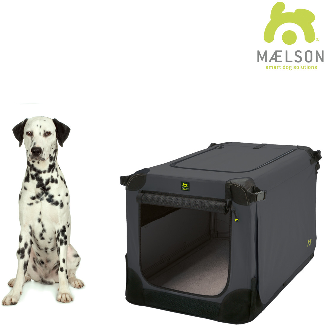 Maelson Přepravka Soft Kennel černá antracitová vel 82