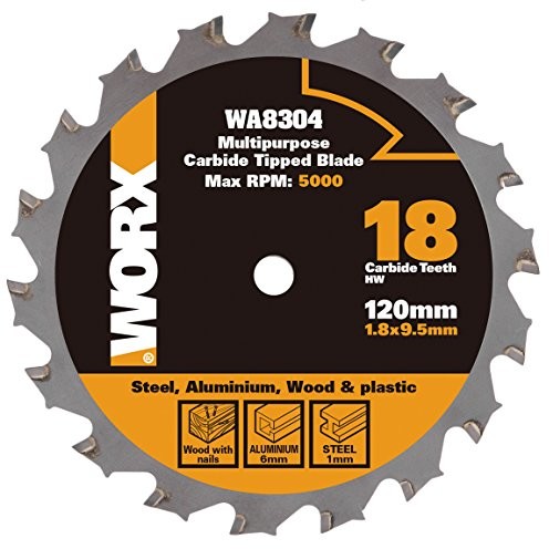 WORX wa8304 worxsaw 120 MM ostrze: drewno/metal/płytki uniwersalna  srebrny (1)