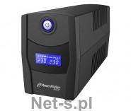 POWER WALKER Zasilacz awaryjny UPS Power Walker Line-Interactive 1000VA STL FR 2xPL USB RJ11/45 In/Out (VI 1000 STL FR)
