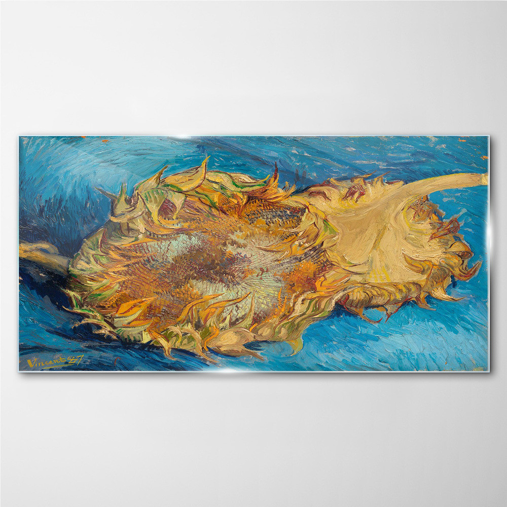 PL Coloray Obraz na Szkle Słoneczniki Van Gogh 100x50cm