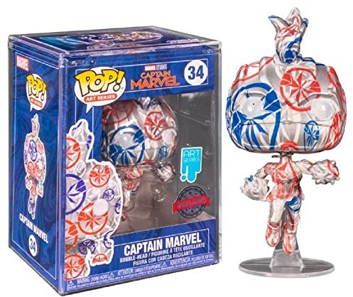 Funko Pop Marvel Captain Marvel Artist Series 34 Exclusive Special Edition Pop figurki Marvel 889698561549