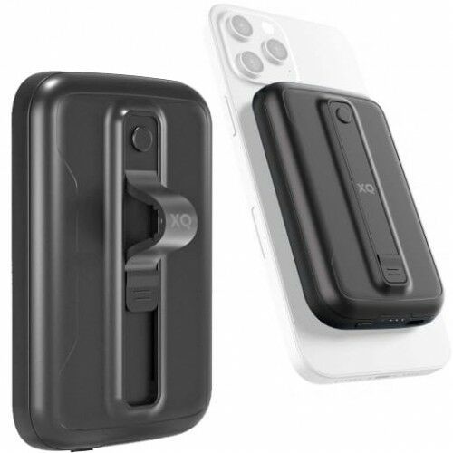 XQISIT Powerbank z ładowaniem indukcyjnym Qi i MagSafe 5000mAh / USB-C 18W, czarny