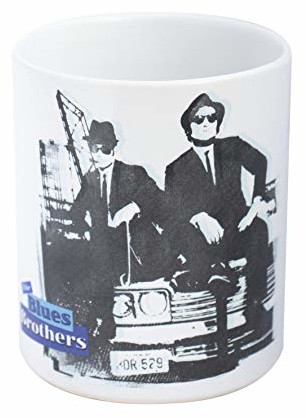 Joy Toy Blues Brothers kubek ceramiczny, ceramiczny, kolorowy, 9 cm,