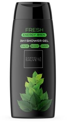 Gabriella Salvete Gabriella Salvete Energy 4Men Fresh 3in1 żel pod prysznic 250 ml dla mężczyzn