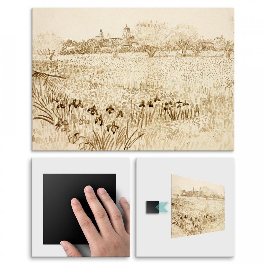 Pix4home Plakat metalowy Vincent Van Gogh View of Arles L POS-L-02161