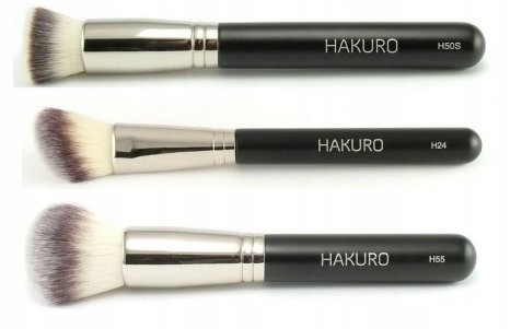Hakuro Zestaw 3 Pędzli H55 H50s H24 + Gratis