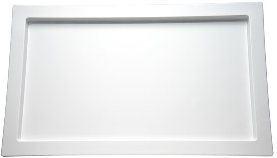 APS Taca prostokątna z melaminy GN 1/1 530x325 mm, biała | Frames 84046
