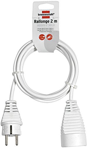 Brennenstuhl 1168121 Verlängerungskabel 2 m H05VV-F 3 g1,0 Biały 1168121