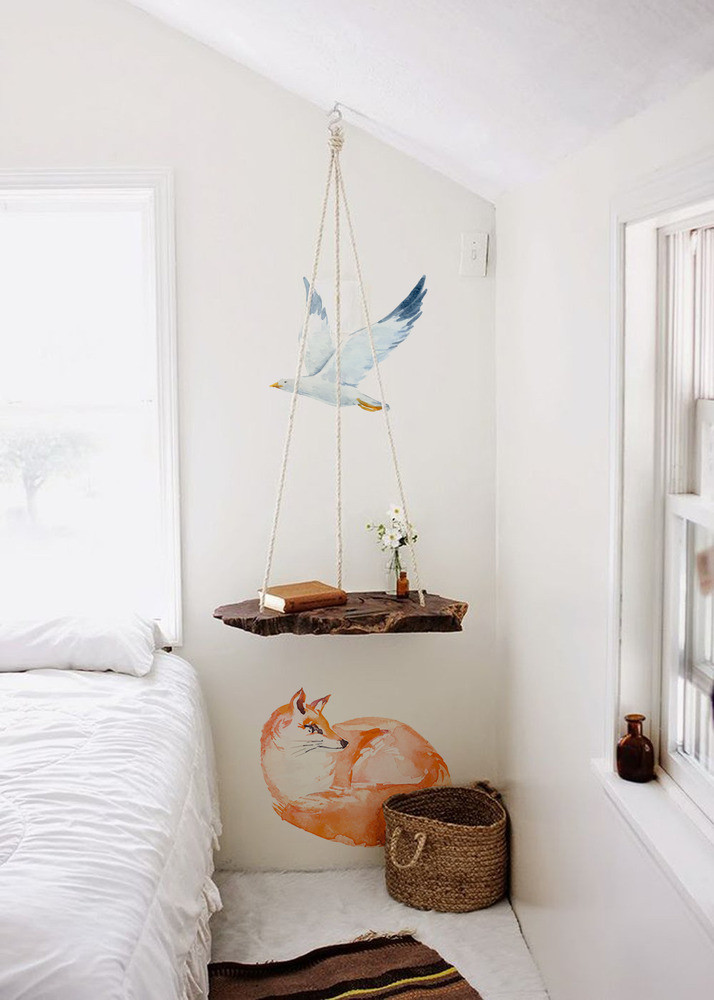 Coloray.pl Naklejki na ścianę Dzikie Zwierzęta BubbleFree