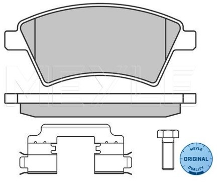 Wulf Gaertner Autoparts Zestaw klocków hamulcowych, hamulce tarczowe Wulf Gaertner Autoparts 025 243 9116/W