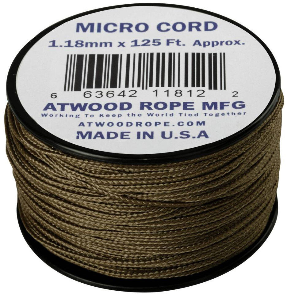 Atwood rope mfg Linka Atwood Rope MFG Micro Cord 38 m - Coyote (CD-MC1-NL-11) H CD-MC1-NL-11