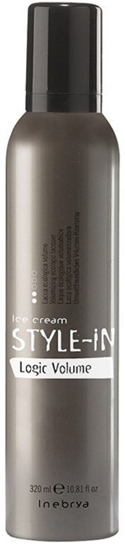 Inebrya Ice Cream Style - In lakier do włosów nadający objętość, 320 ml