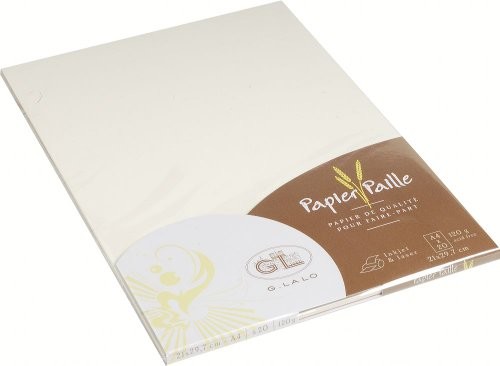 Lalo Ze słomy papier 20 BL A4 120 G 47416L