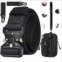 Zestaw P-1 pasek taktyczny, saszetka, 2 uchwyty molle oraz długopis multitool 8w1