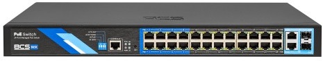 BCS Switch PoE B-SP2402G-2SFP-M 26-portowy B-SP2402G-2SFP-M