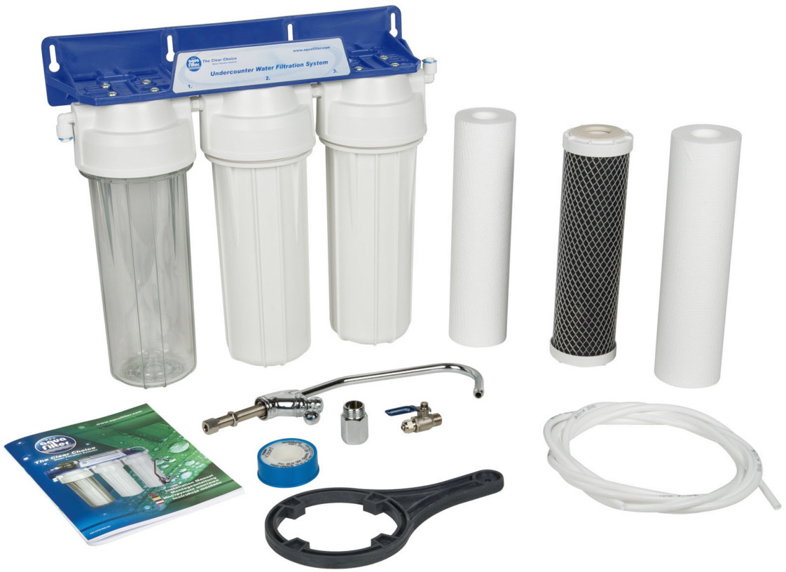 AquaFilter Filtr potrójny podzlewowy zmiękcza wodę